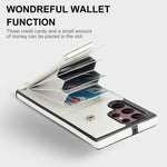 Custodia portafoglio con slot carte per Samsung Galaxy S22 Ultra