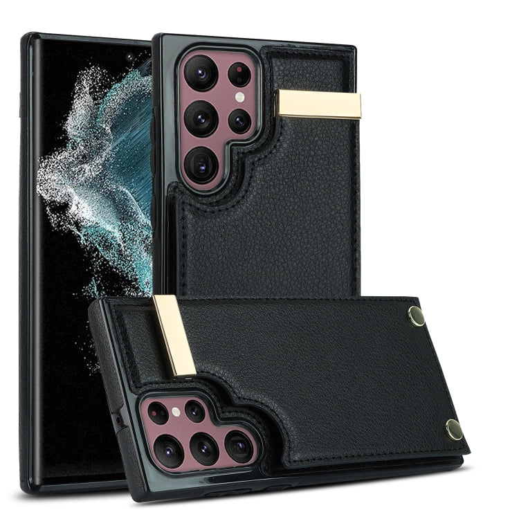 Custodia portafoglio con slot carte per Samsung Galaxy S22 Ultra