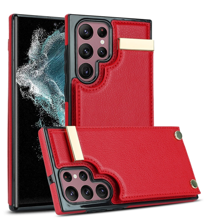 Custodia portafoglio con slot carte per Samsung Galaxy S22 Ultra