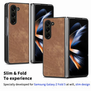 Custodia in PU effetto pelle per Samsung Galaxy Z Fold5