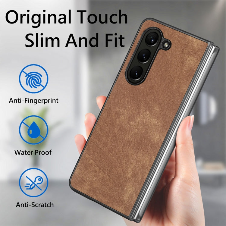 Custodia in PU effetto pelle per Samsung Galaxy Z Fold5