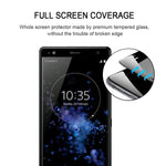 Pellicola in vetro temperato a schermo intero con bordo curvo 3D, For Sony Xperia XA2 Plus, For Sony Xperia XZ2, For Sony Xperia XZ2 Compact, For Sony Xperia XA2 Ultra