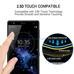 Pellicola in vetro temperato a schermo intero con bordo curvo 3D, For Sony Xperia XA2 Plus, For Sony Xperia XZ2, For Sony Xperia XZ2 Compact, For Sony Xperia XA2 Ultra