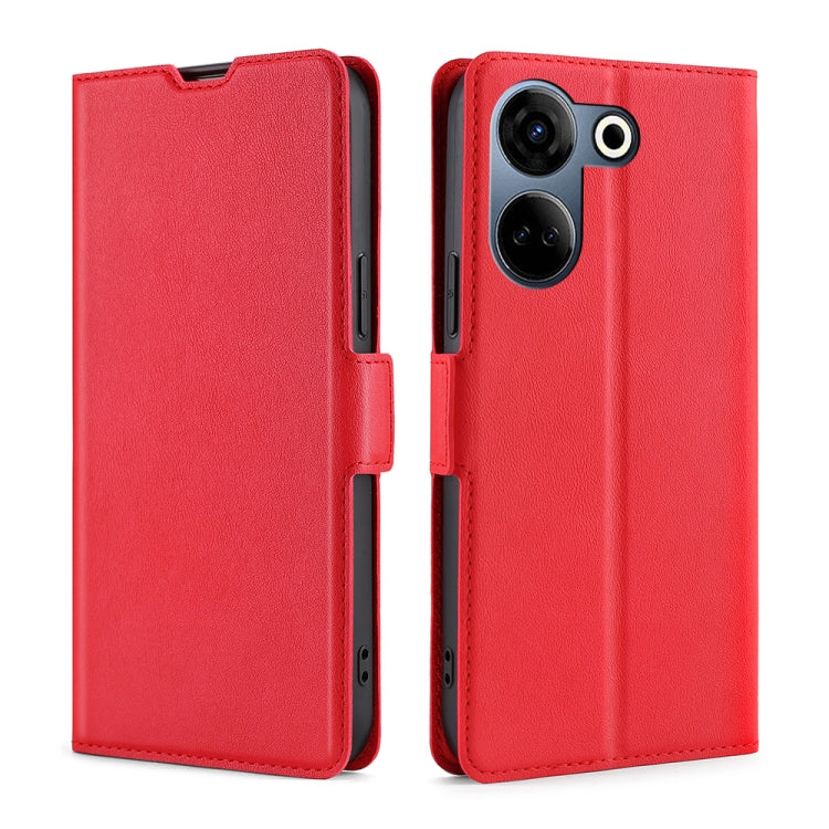 Custodia per telefono in pelle flip orizzontale con fibbia laterale ultrasottile, For Tecno Camon 30 Premier 5G, For Tecno Camon 30 Pro 5G, For Tecno Camon 30, For Tecno Camon 20 Premier 5G, For Tecno Camon 20 Pro 5G, For Tecno Camon 20 Pro 4G