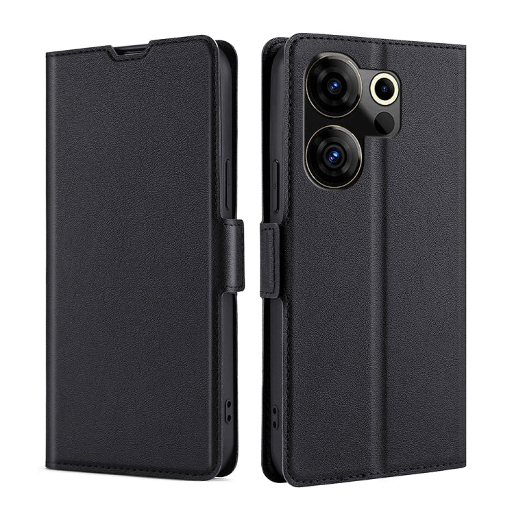 Custodia per telefono in pelle flip orizzontale con fibbia laterale ultrasottile, For Tecno Camon 30 Premier 5G, For Tecno Camon 30 Pro 5G, For Tecno Camon 30, For Tecno Camon 20 Premier 5G, For Tecno Camon 20 Pro 5G, For Tecno Camon 20 Pro 4G