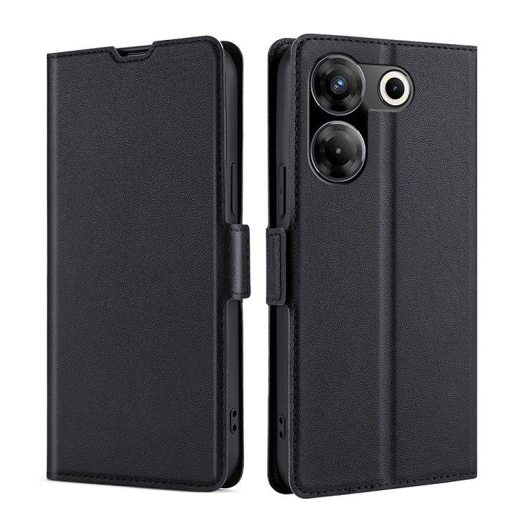 Custodia per telefono in pelle flip orizzontale con fibbia laterale ultrasottile, For Tecno Camon 30 Premier 5G, For Tecno Camon 30 Pro 5G, For Tecno Camon 30, For Tecno Camon 20 Premier 5G, For Tecno Camon 20 Pro 5G, For Tecno Camon 20 Pro 4G