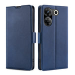 Custodia per telefono in pelle flip orizzontale con fibbia laterale ultrasottile, For Tecno Camon 30 Premier 5G, For Tecno Camon 30 Pro 5G, For Tecno Camon 30, For Tecno Camon 20 Premier 5G, For Tecno Camon 20 Pro 5G, For Tecno Camon 20 Pro 4G