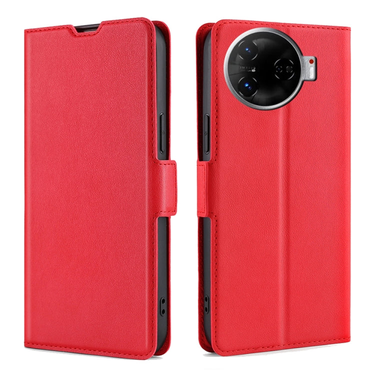 Custodia per telefono in pelle flip orizzontale con fibbia laterale ultrasottile, For Tecno Camon 30 Premier 5G, For Tecno Camon 30 Pro 5G, For Tecno Camon 30, For Tecno Camon 20 Premier 5G, For Tecno Camon 20 Pro 5G, For Tecno Camon 20 Pro 4G
