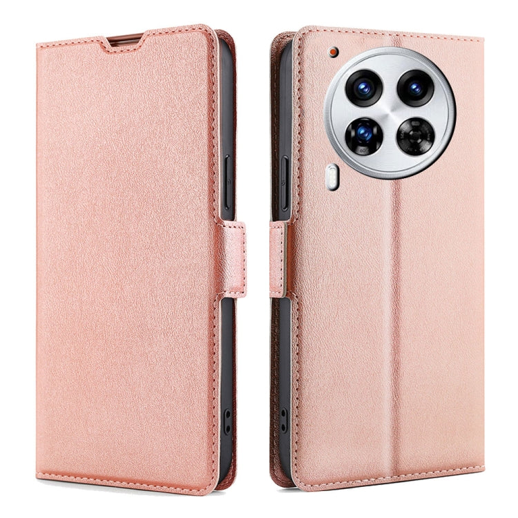 Custodia per telefono in pelle flip orizzontale con fibbia laterale ultrasottile, For Tecno Camon 30 Premier 5G, For Tecno Camon 30 Pro 5G, For Tecno Camon 30, For Tecno Camon 20 Premier 5G, For Tecno Camon 20 Pro 5G, For Tecno Camon 20 Pro 4G