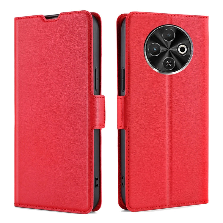 Custodia per telefono in pelle flip orizzontale con fibbia laterale ultrasottile, For Tecno Spark 40 Pro+ 4G, For Tecno Spark 40 Pro 4G, For Tecno Camon 40 Premier 5G, For Tecno Spark 30 4G, For Tecno Pova 6 Neo 5G, For Tecno Spark 30C 4G