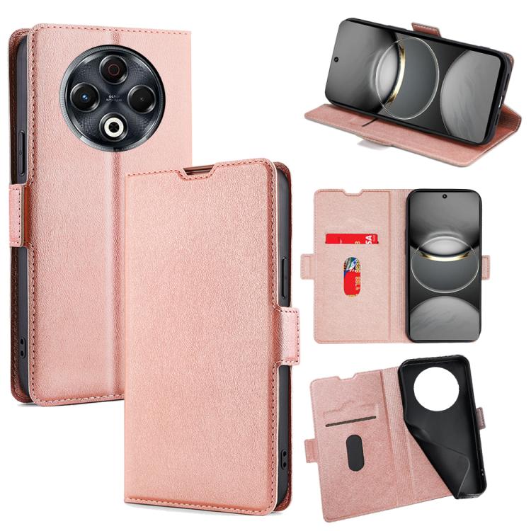 Custodia per telefono in pelle flip orizzontale con fibbia laterale ultrasottile, For Tecno Spark 40 Pro+ 4G, For Tecno Spark 40 Pro 4G, For Tecno Camon 40 Premier 5G, For Tecno Spark 30 4G, For Tecno Pova 6 Neo 5G, For Tecno Spark 30C 4G