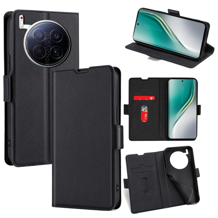 Custodia per telefono in pelle flip orizzontale con fibbia laterale ultrasottile, For Tecno Spark 40 Pro+ 4G, For Tecno Spark 40 Pro 4G, For Tecno Camon 40 Premier 5G, For Tecno Spark 30 4G, For Tecno Pova 6 Neo 5G, For Tecno Spark 30C 4G