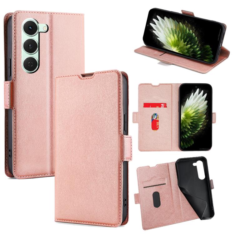 Custodia per telefono in pelle flip orizzontale con fibbia laterale ultrasottile, For Tecno Spark 40 Pro+ 4G, For Tecno Spark 40 Pro 4G, For Tecno Camon 40 Premier 5G, For Tecno Spark 30 4G, For Tecno Pova 6 Neo 5G, For Tecno Spark 30C 4G