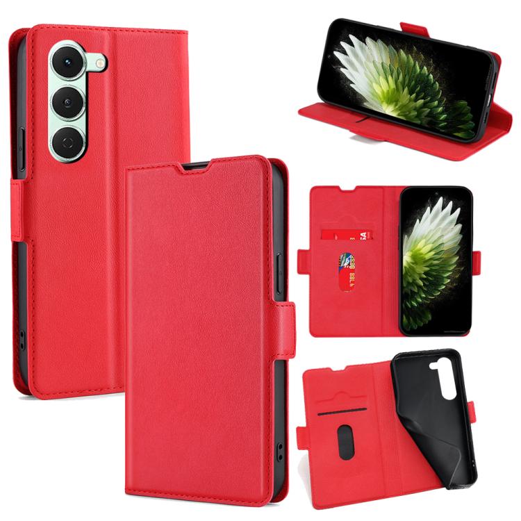 Custodia per telefono in pelle flip orizzontale con fibbia laterale ultrasottile, For Tecno Spark 40 Pro+ 4G, For Tecno Spark 40 Pro 4G, For Tecno Camon 40 Premier 5G, For Tecno Spark 30 4G, For Tecno Pova 6 Neo 5G, For Tecno Spark 30C 4G