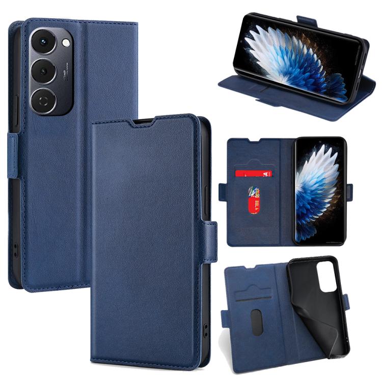 Custodia per telefono in pelle flip orizzontale con fibbia laterale ultrasottile, For Tecno Spark 40 Pro+ 4G, For Tecno Spark 40 Pro 4G, For Tecno Camon 40 Premier 5G, For Tecno Spark 30 4G, For Tecno Pova 6 Neo 5G, For Tecno Spark 30C 4G