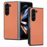 Custodia con cover posteriore in fibra di carbonio per Samsung Ga
