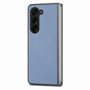 Custodia con cover posteriore in fibra di carbonio per Samsung Ga