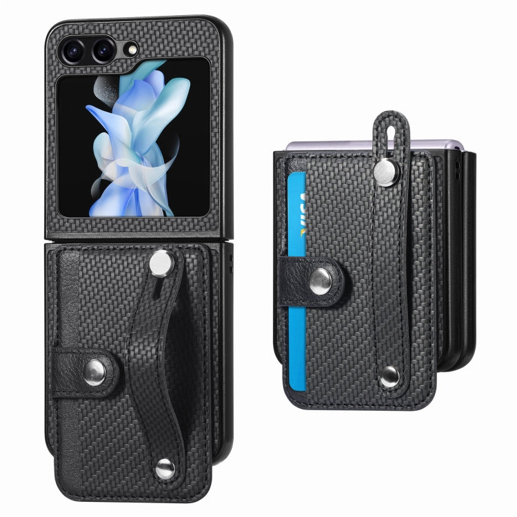 Custodia portafoglio in pelle per Samsung Galaxy Z Flip5