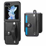 Custodia portafoglio in pelle per Samsung Galaxy Z Flip5