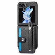 Custodia portafoglio in pelle per Samsung Galaxy Z Flip5