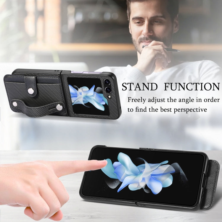 Custodia portafoglio in pelle per Samsung Galaxy Z Flip5