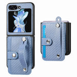 Custodia portafoglio in pelle per Samsung Galaxy Z Flip5