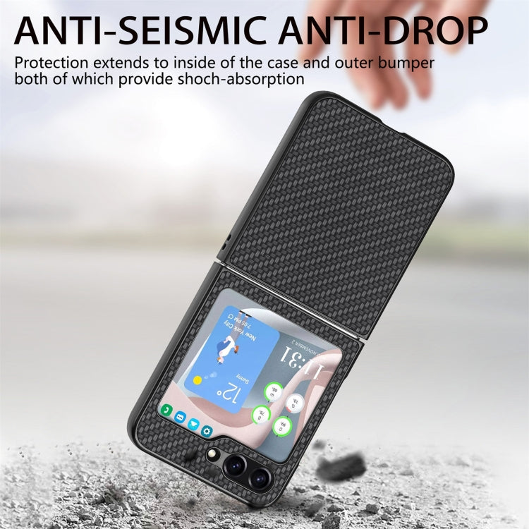Custodia pieghevole fibra di carbonio per Samsung Galaxy Z Flip5