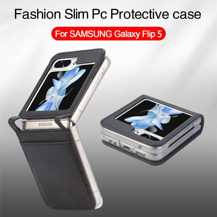 Custodia portafoglio in PU per Samsung Galaxy Z Flip5