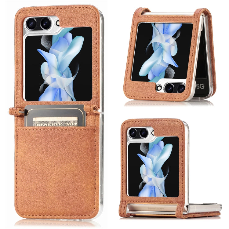 Custodia portafoglio in PU per Samsung Galaxy Z Flip5