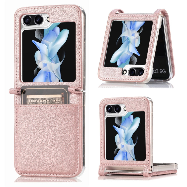 Custodia portafoglio in PU per Samsung Galaxy Z Flip5