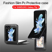 Custodia posteriore in PU lucido per Samsung Galaxy Z Flip5