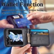 Custodia posteriore in PU lucido per Samsung Galaxy Z Flip5