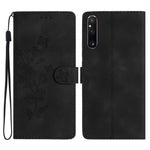 Custodia per telefono in pelle con motivo a farfalla in rilievo, For Sony Xperia 10 VII, For Sony Xperia 10 VI, For Sony Xperia 1 VI, For Sony Xperia 1 V