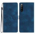 Custodia per telefono in pelle con motivo a farfalla in rilievo, For Sony Xperia 10 V, For Sony Xperia 10 IV, For Sony Xperia L4, For Sony Xperia 5