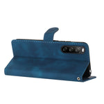 Custodia per telefono in pelle con motivo a farfalla in rilievo, For Sony Xperia 10 V, For Sony Xperia 10 IV, For Sony Xperia L4, For Sony Xperia 5