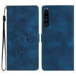 Custodia per telefono in pelle con motivo a farfalla in rilievo, For Sony Xperia 10 V, For Sony Xperia 10 IV, For Sony Xperia L4, For Sony Xperia 5