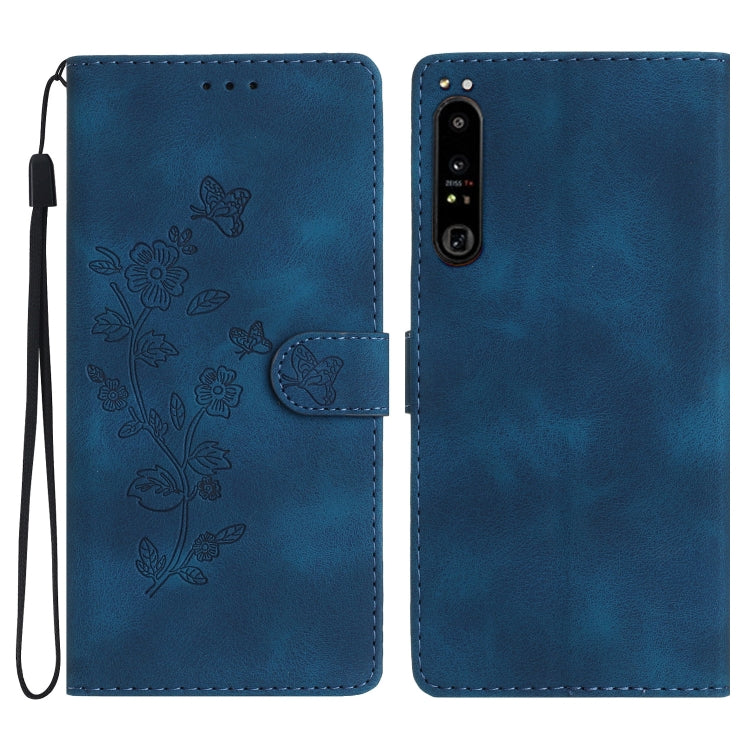 Custodia per telefono in pelle con motivo a farfalla in rilievo, For Sony Xperia 10 V, For Sony Xperia 10 IV, For Sony Xperia L4, For Sony Xperia 5