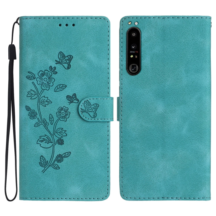 Custodia per telefono in pelle con motivo a farfalla in rilievo, For Sony Xperia 10 V, For Sony Xperia 10 IV, For Sony Xperia L4, For Sony Xperia 5