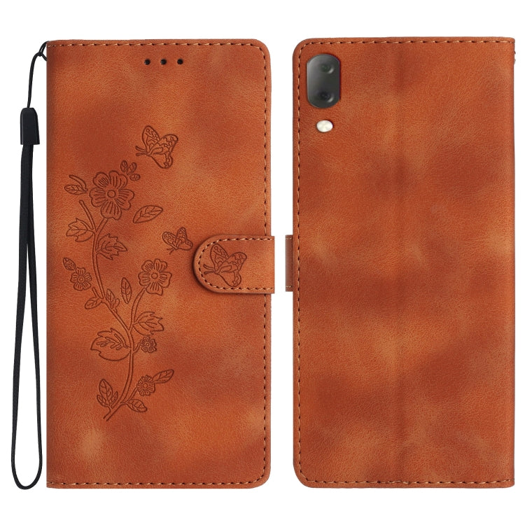 Custodia per telefono in pelle con motivo a farfalla in rilievo, For Sony Xperia L3, For Sony Xperia 10