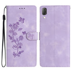 Custodia per telefono in pelle con motivo a farfalla in rilievo, For Sony Xperia L3, For Sony Xperia 10