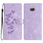 Custodia per telefono in pelle con motivo a farfalla in rilievo, For Sony Xperia L3, For Sony Xperia 10