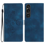 Custodia per telefono in pelle con motivo a farfalla in rilievo, For Sony Xperia 10 VII, For Sony Xperia 10 VI, For Sony Xperia 1 VI, For Sony Xperia 1 V