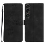 Custodia per telefono in pelle con motivo a farfalla in rilievo, For Sony Xperia 10 VII, For Sony Xperia 10 VI, For Sony Xperia 1 VI, For Sony Xperia 1 V