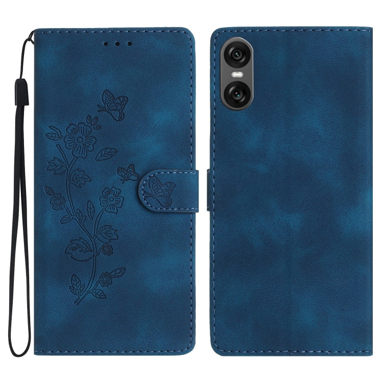 Custodia per telefono in pelle con motivo a farfalla in rilievo, For Sony Xperia 10 VII, For Sony Xperia 10 VI, For Sony Xperia 1 VI, For Sony Xperia 1 V