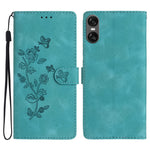 Custodia per telefono in pelle con motivo a farfalla in rilievo, For Sony Xperia 10 VII, For Sony Xperia 10 VI, For Sony Xperia 1 VI, For Sony Xperia 1 V