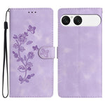 Custodia per telefono in pelle con motivo a farfalla in rilievo, For Sony Xperia 10 VII, For Sony Xperia 10 VI, For Sony Xperia 1 VI, For Sony Xperia 1 V