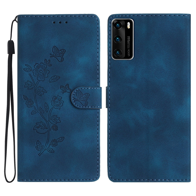 Custodia per telefono in pelle con motivo a farfalla in rilievo, For Huawei P40, For Huawei P30 lite, For Huawei P30 Pro, For Huawei P30