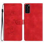 Custodia per telefono in pelle con motivo a farfalla in rilievo, For Huawei P40, For Huawei P30 lite, For Huawei P30 Pro, For Huawei P30
