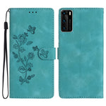Custodia per telefono in pelle con motivo a farfalla in rilievo, For Huawei P40, For Huawei P30 lite, For Huawei P30 Pro, For Huawei P30