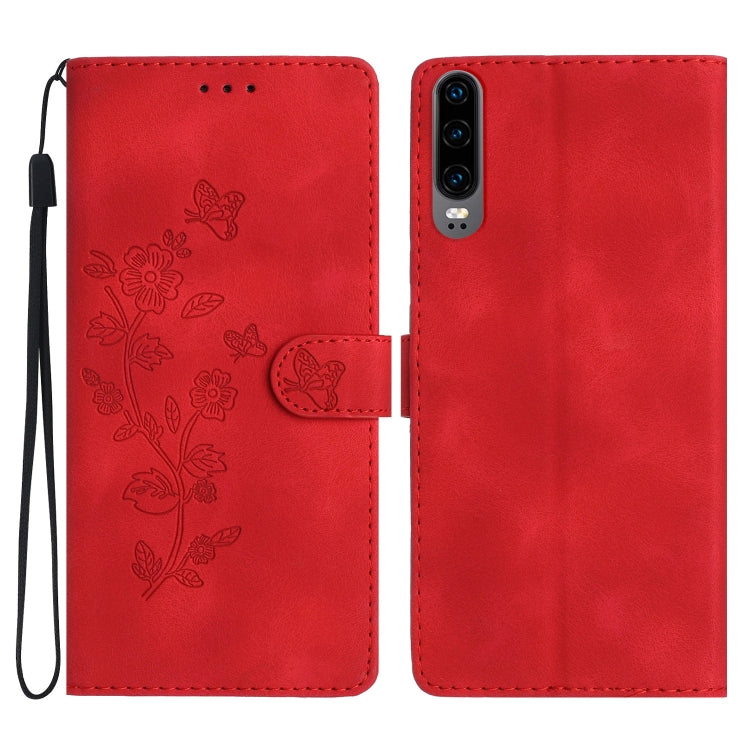 Custodia per telefono in pelle con motivo a farfalla in rilievo, For Huawei P40, For Huawei P30 lite, For Huawei P30 Pro, For Huawei P30